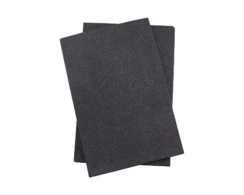 Foamiran cu sclipici, autoadeziv, 20 * 30cm, negru 10foi CHG-14 (120)