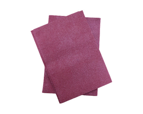 Foamiran cu sclipici, autoadeziv, 20 * 30cm, roz 10foi+1 cadou CH-4 (120)