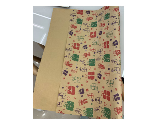 Hartie de ambalat cadouri asorti 80g, 75x51cm (50/1000)