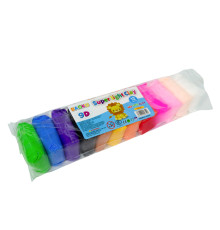 Set modelin 12 culori, 15gr.,+3 cutite 1312 (200)