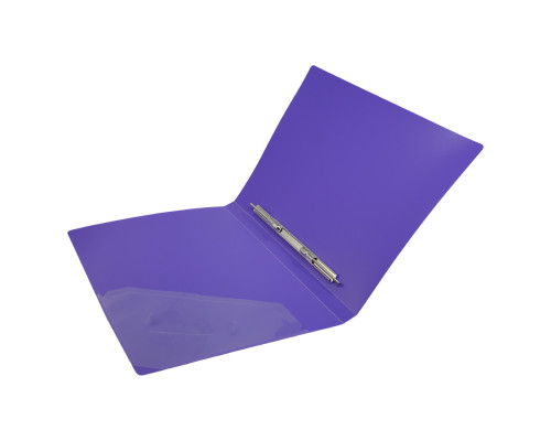 61317 Папка с пружинным скоросшивателем А4, фиолетовая H-203B (24/192)