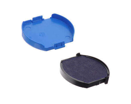 Tusiera TRODAT, rotunda, albastra, R40, 6/4642
