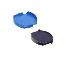 Tusiera TRODAT, rotunda, albastra, R30, 6/4630