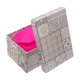 Cutie pentru cadou, №9 18х12х90 см. "Patratele" +hartie tissue. XLD-903