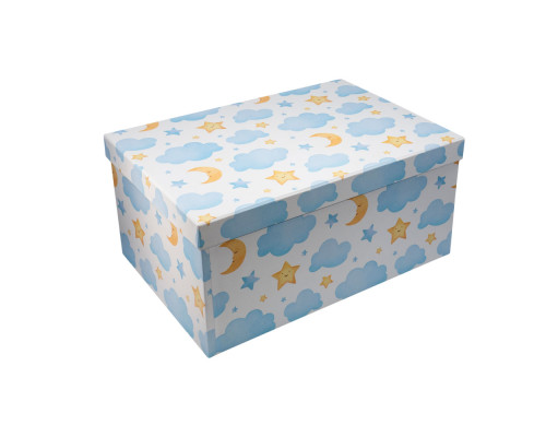 Cutie pentru cadou, №2 35,5х25х16,5 cm. "Nori" +hartie tissue. XLD-714 Cutie pentru cadou, №2 35,5х25х16,5 cm. "Nori" +hartie tissue. XLD-714