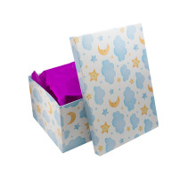 Cutie pentru cadou, №2 35,5х25х16,5 cm. "Nori" +hartie tissue. XLD-714