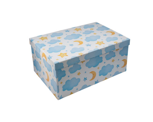 Cutie pentru cadou, №3 33х23х15,5 cm. "Nori" +hartie tissue. XLD-714 Cutie pentru cadou, №3 33х23х15,5 cm. "Nori" +hartie tissue. XLD-714