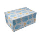 Cutie pentru cadou, №3 33х23х15,5 cm. "Nori" +hartie tissue. XLD-714