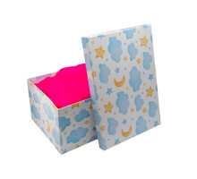 Cutie pentru cadou, №3 33х23х15,5 cm. "Nori" +hartie tissue. XLD-714