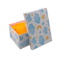 Cutie pentru cadou, №6 25.5х18х12 cm. "Nori" +hartie tissue. XLD-714