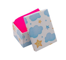 Cutie pentru cadou, №10 15х11х8 cm. "Nori" +hartie tissue. XLD-714