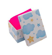 Cutie pentru cadou, №10 15х11х8 cm. "Nori" +hartie tissue. XLD-714