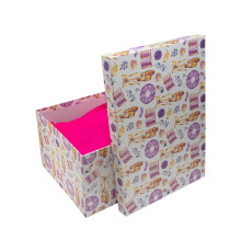 Cutie pentru cadou, №3 33х23х15,5 см. "Balet" +hartie tissue. XLD-703