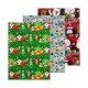 042584 Hartie de ambalat cadouri "An Nou" asorti 80g, 75x51cm (50/1000)
