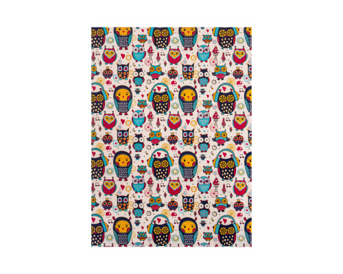 042583 Бумага подарочная "Детская" ассорти 80g, 75x51cm