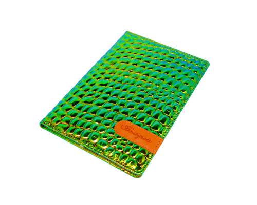 Carnet А5 80foi, matematica, piele eco, verde metalic, 9043