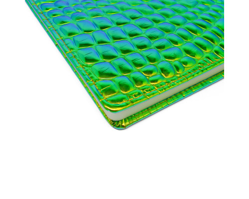 Carnet А5 80foi, matematica, piele eco, verde metalic, 9043