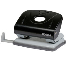 Дырокол пластик. 8см. 20л., черный NORMA 4345-09 (12)