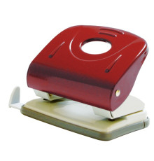 Perforator metal 8cm 30file rosu, NORMA 4346