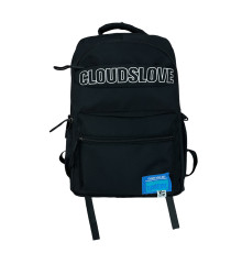 Рюкзак школьный, черный, "CLOUDSLOVE" M1201-1, S4-5 (120)