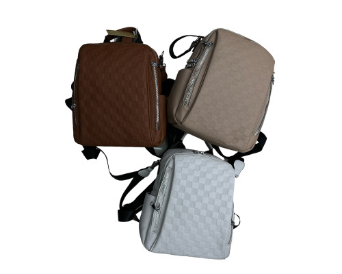 Rucsac tineret, ecopiele, negru, H6268, S6-1 (50)