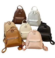 Rucsac tineret, ecopiele, culori asorti, 8820, S6-2 (50)