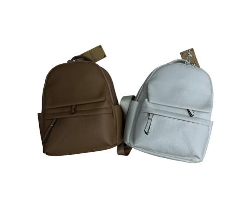 Rucsac tineret, ecopiele, culori asorti, 8806, S6-3 (50)