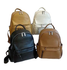 Rucsac tineret, ecopiele, culori asorti, 8806, S6-3 (50)