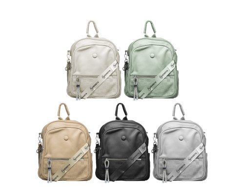 Rucsac tineret, ecopiele, culori asorti, 908, S6-4 (50)