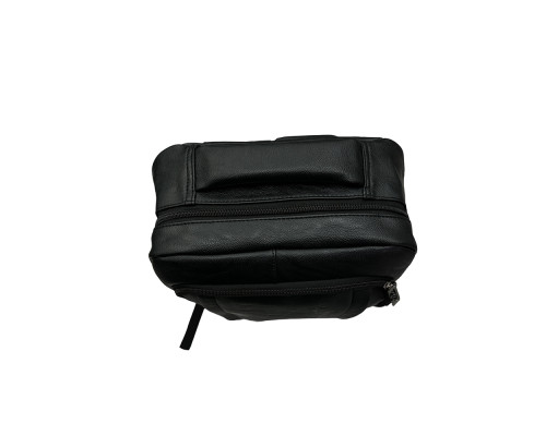 Rucsac școlar, negru, ecopiele, 3240, S7-10 (60)