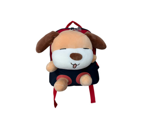 Rucsac pentru copii, turcoaz, cu o jucărie mare de plus asortata