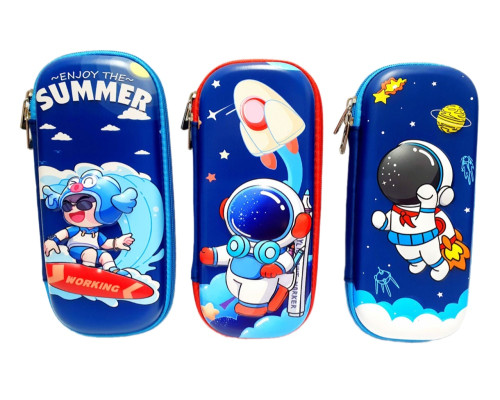 Пенал c твердым каркасом, для мальчиков, ассорти (240)