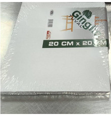 Panza alba pe targa 20x20 сm GINGKO (80)