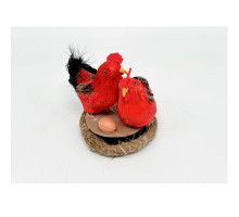 Decoratiune de Pasti Cocos+gaina in cuib (cu sunet) ML1-22