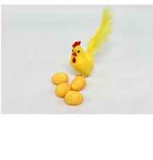 Decoratiune de Pasti gaina+4oua ML1-35