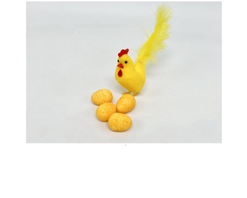 Decoratiune de Pasti gaina+4oua ML1-35