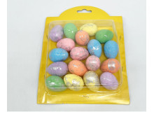 Пасхальные яйца из полистирола, 3cm. цветные, 18шт/уп. ML1-55