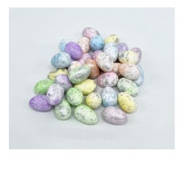 Oua de Paste din polistiren,3cm. color/argint. 36buc/set. ML1-93