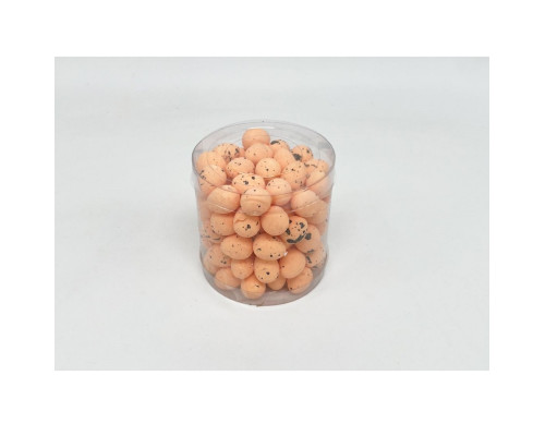 41468 Пасхальные яйца из полистирола, 1см. белый/беж/оранж. 90шт/уп. ML1-73