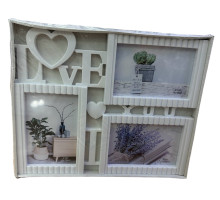 Foto colaj, alb, "I love you" 3 foto, KF-17 (48)