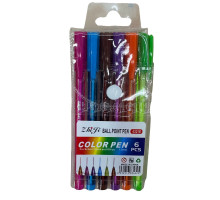 Набор шариковых ручек, 6 цветов, 1,0мм, 432M (40/480)