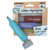 Set marker text, 4 culori gliter, H3352 (240)