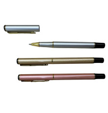 Pix Roller, carcasa metal, 0,7mm albastru, asorti, S6-4 (15/300)