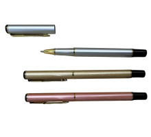 21037 Ручка Roller, металл. корпус, 0,7мм синяя, ассорти S6-4 (15/300)