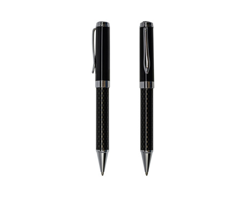 Pixcu bilă, rotativ, carcasa metal negru, 0,7mm albastru, MD-136 (10/500)