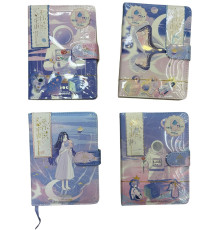 93720 Carnet p/u copii B6 "COSMOS" 80foi, eco piele, cu magnet S7-3 (96)