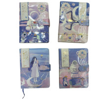 93720 Carnet p/u copii B6 "COSMOS" 80foi, eco piele, cu magnet S7-3 (96)