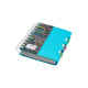 Carnet А6 plastic cu spirala 200foi, cu 3 separatoare A6-821 (120)