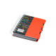 Carnet А6 plastic cu spirala 200foi, cu 3 separatoare A6-821 (120)