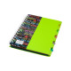 Carnet А5 plastic cu spirala 100foi, cu 5 separatoare A5-821 (140)